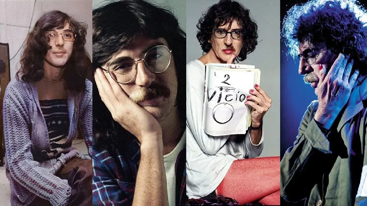 Charly García en sus diferentes etapas.
