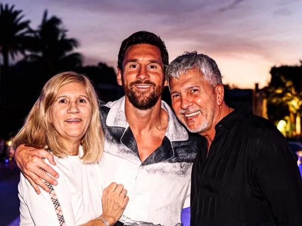 Jorge, Lionel y Celia