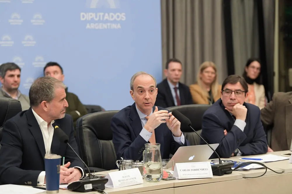 Benegas Lynch junto a Torrendell y Álvarez.