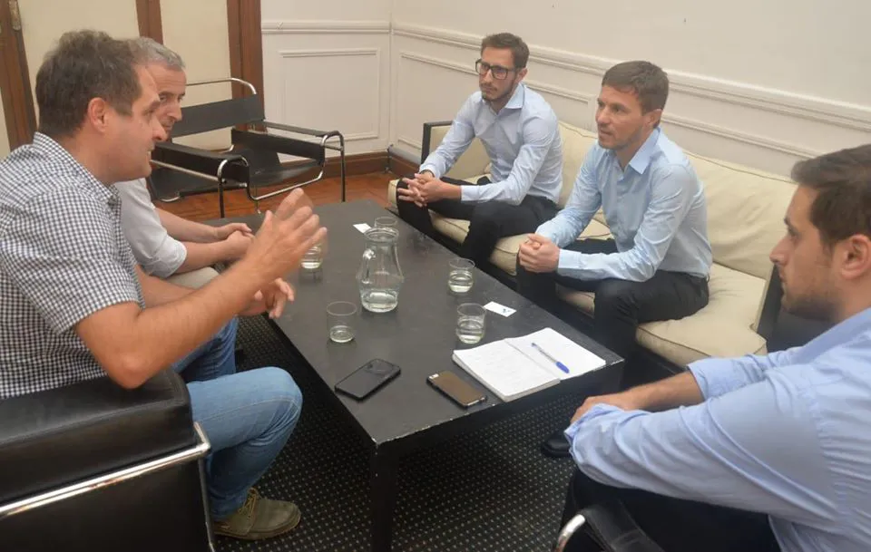 Santiago Maggiotti se reunió con el ministro Augusto Costa