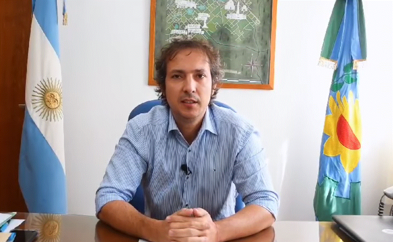 Javier Andres, intendente de Adolfo Alsina.