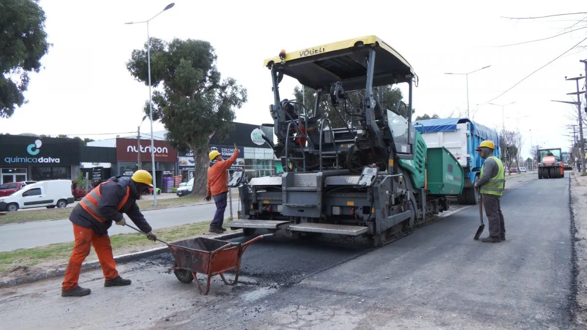 Plan Municipal de Bacheo trabajos en Santa Teresita y Mar del Tuyú