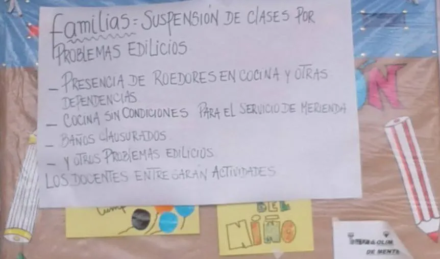 Cierran escuela en Ituzaingó por la presencia de roedores