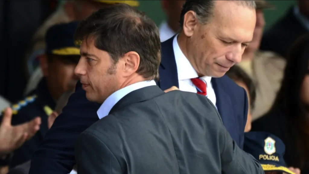 Axel Kicillof y Sergio Berni