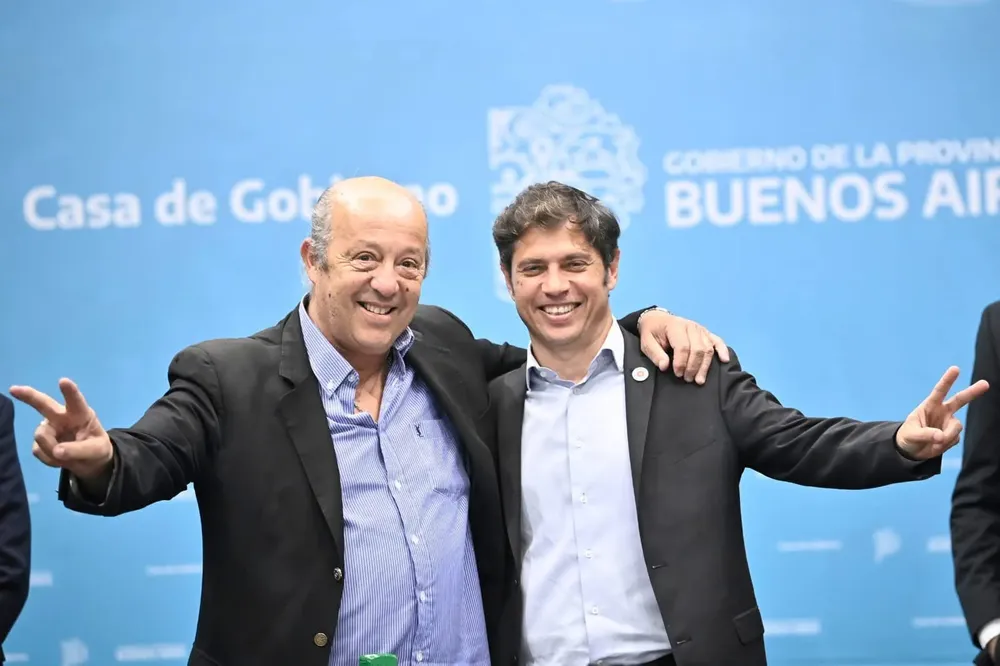 Jorge Paredi y Axel Kicillof
