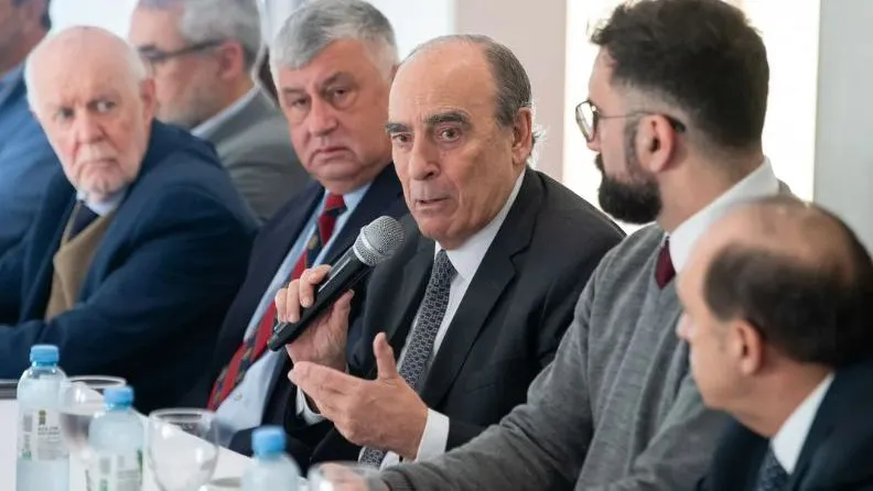 Guillermo Francos en el desayuno de la Fundación Libertad