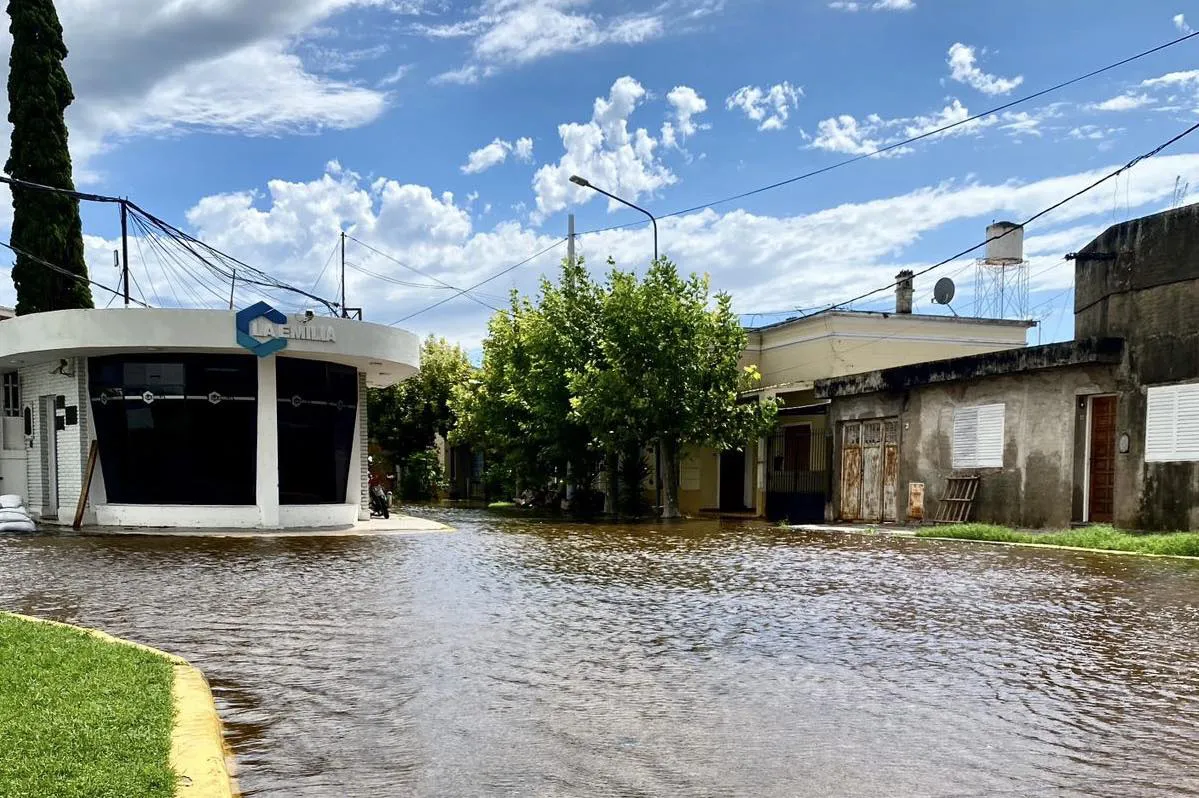 Calles anegadas de San Miguel