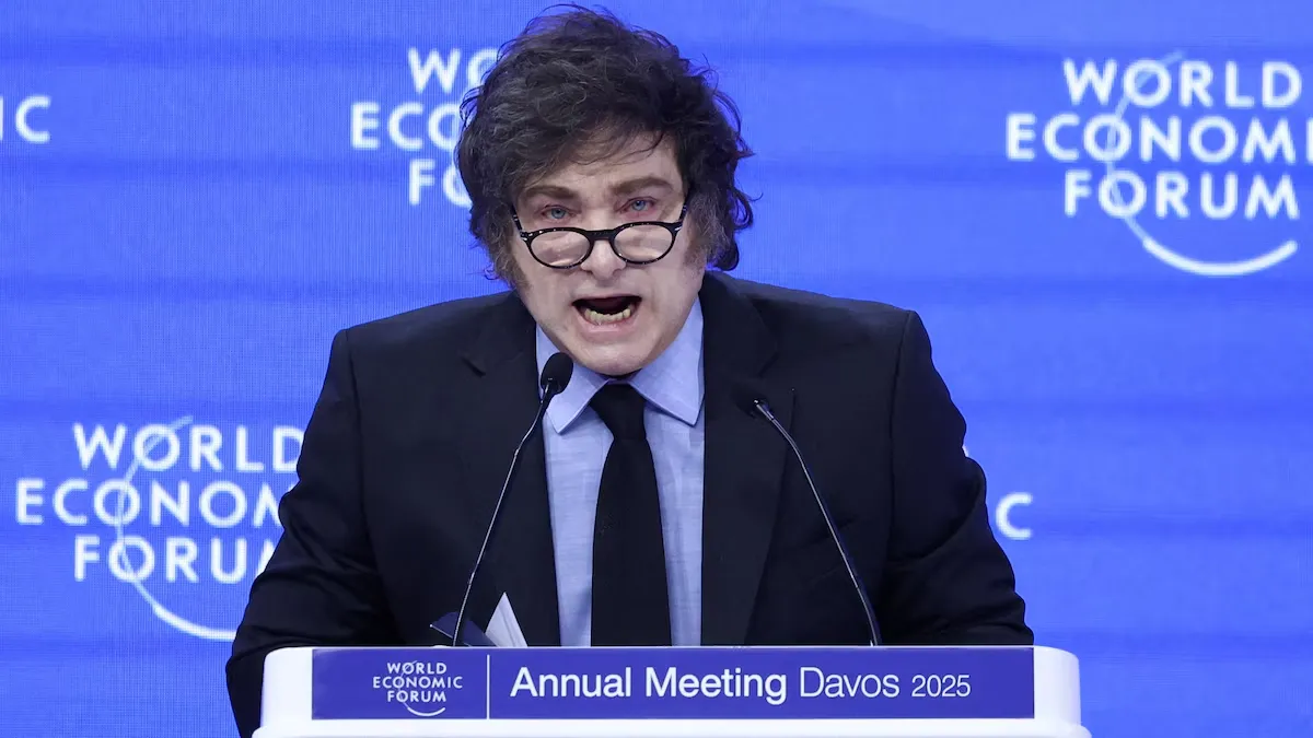 Milei en Davos