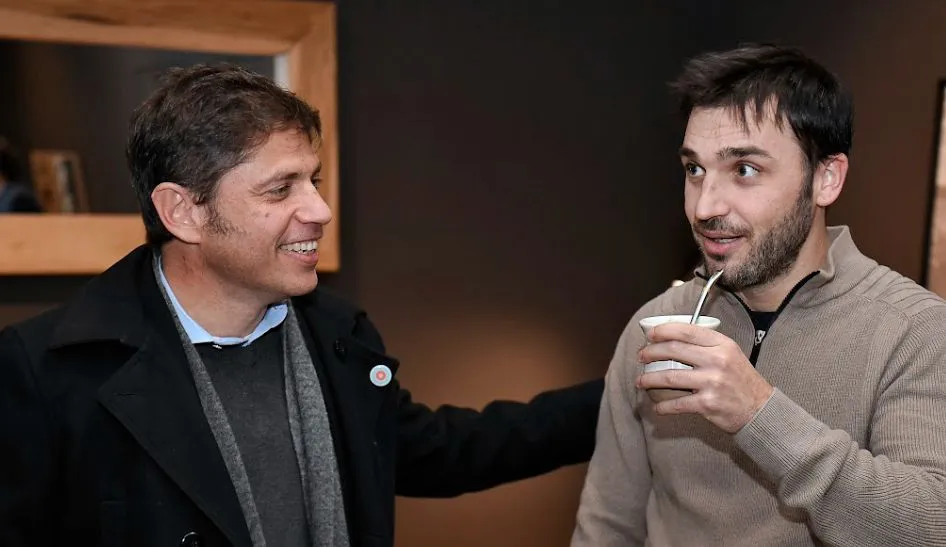 Un momento distendido entre ambos gobernadores