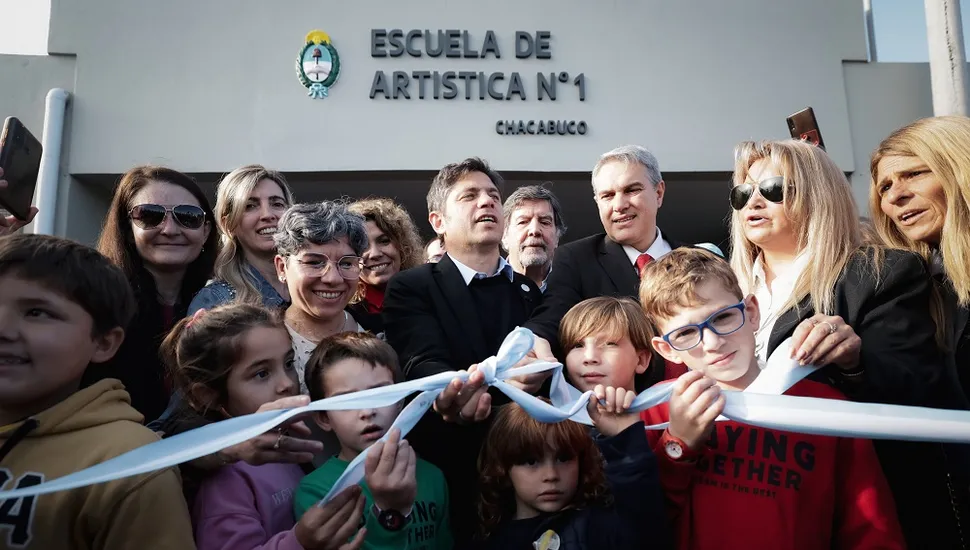 Nuevo edificio de la Escuela de Educación Artística N°1 de Chacabuco