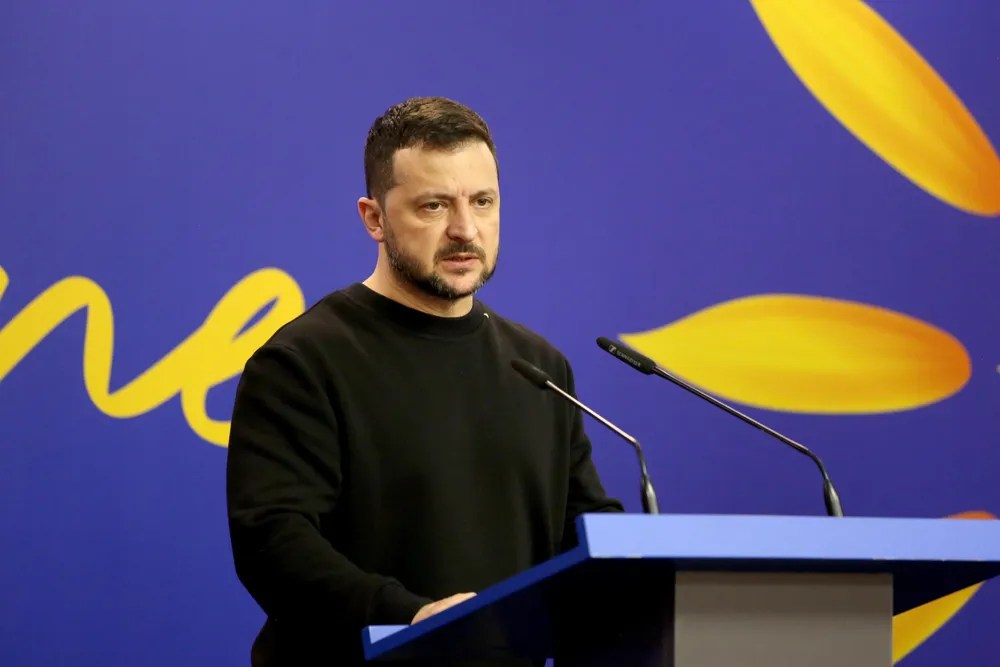Presidente ucraniano Volodimir Zelenski Presidente ucraniano Volodimir Zelenski