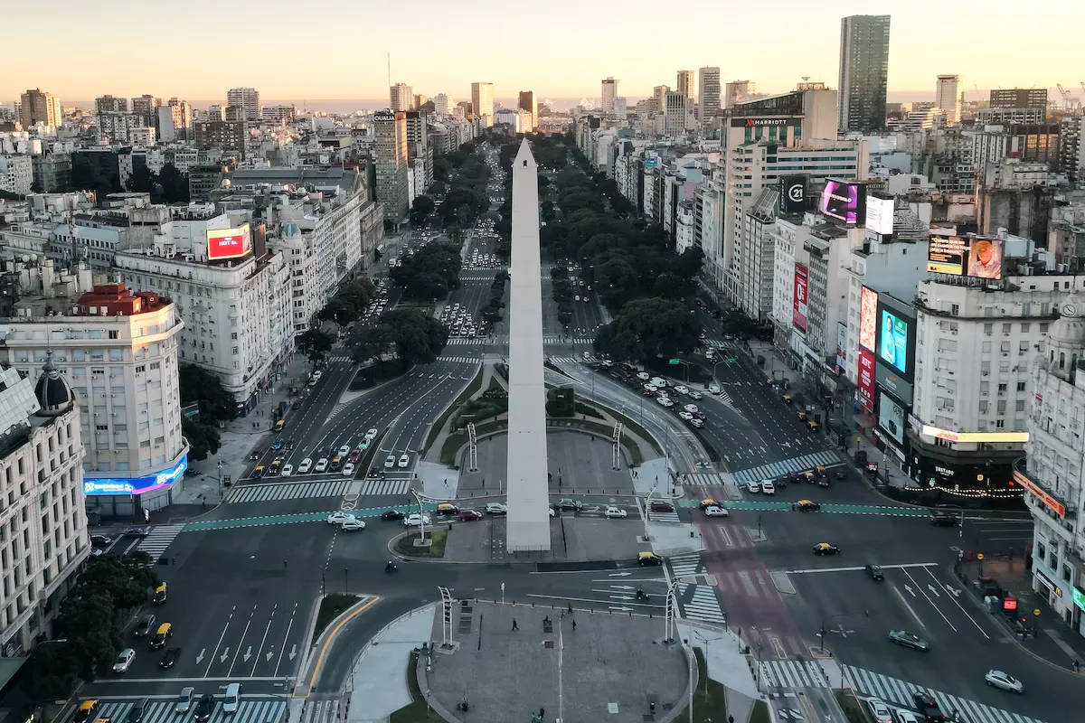 Obelisco desde arriba