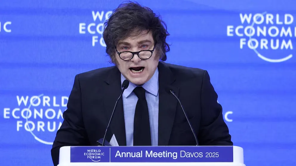 Milei en Davos