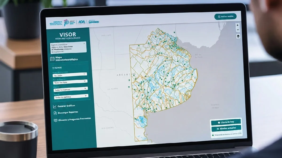 Visor Hidrometeorológico, la web para monitorear las condiciones hidrológicas en la Provincia.