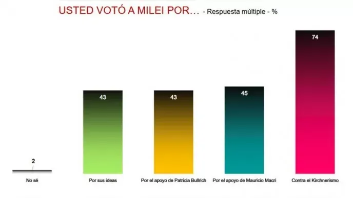¿Por qué ganó Milei, según esta encuesta?