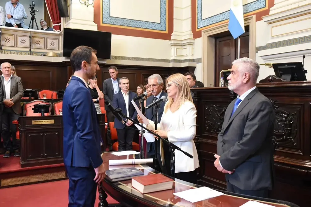 Pablo Petrecca juró como senador provincial en representación de la cuarta sección