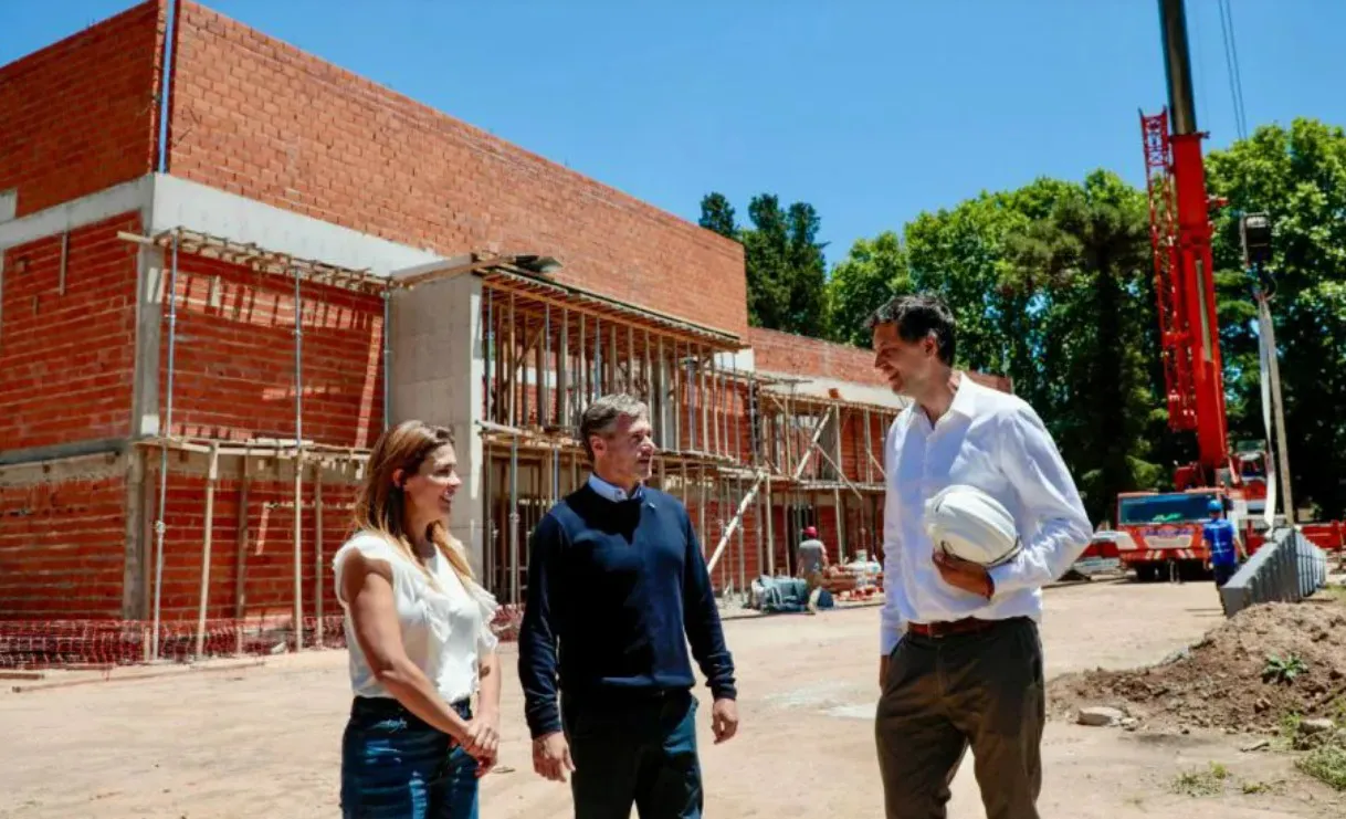 Achával recorrió el predio del Instituto Carlos Pellegrini