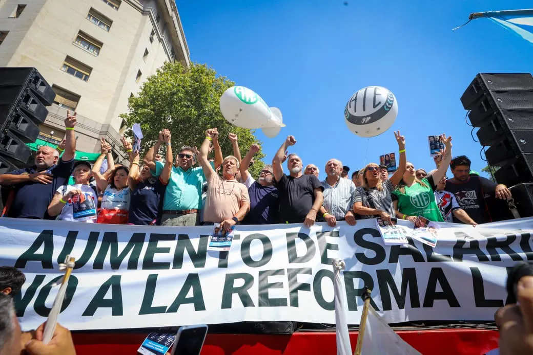 Reforma Laboral ATE Sindicalismo Protestas