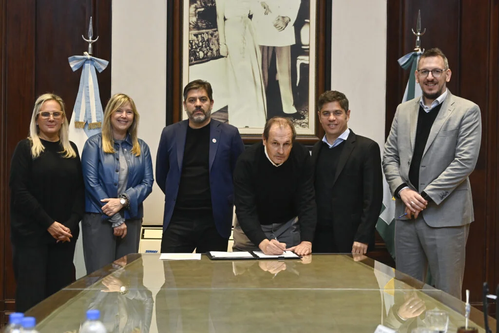 Daniel Stadnik y Axel Kicillof