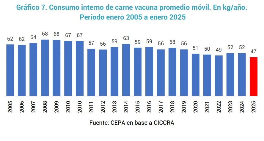 Precios de la carne: leve alza, consumo a la baja y récord de exportaciones