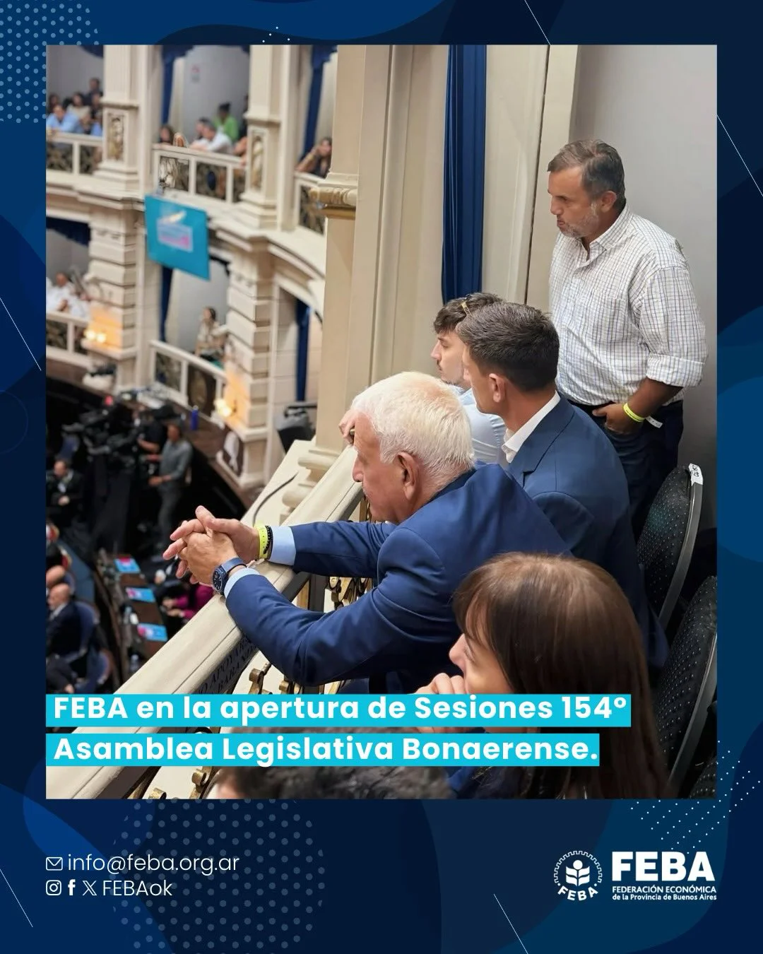 Camilo Kahale, titular de FEBA, en la apertura de sesiones ordinarias en la Legislatura