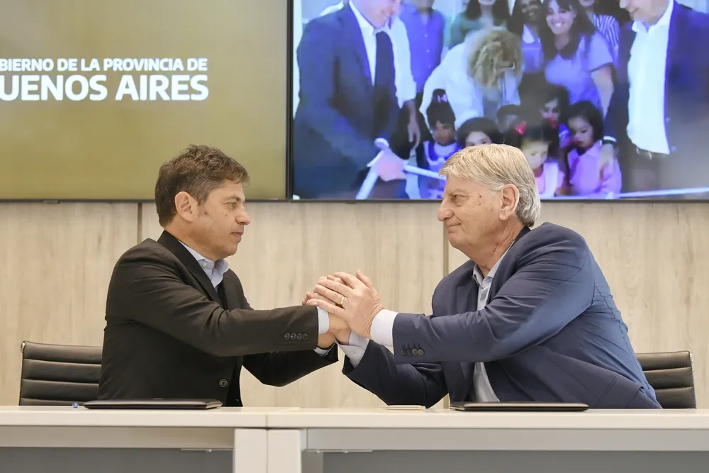 Kicillof y Ziliotto firmaron convenio de cooperación entre las provincias
