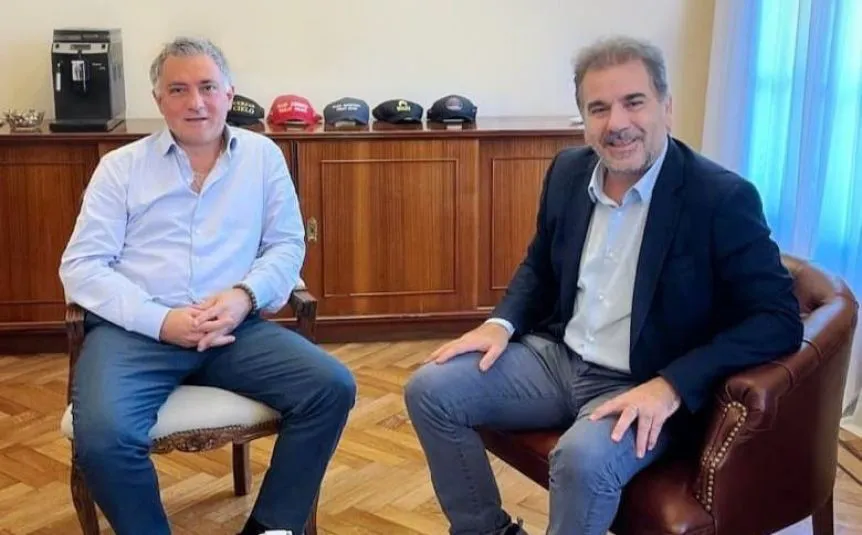 Sebastián Pareja y Cristian Ritondo