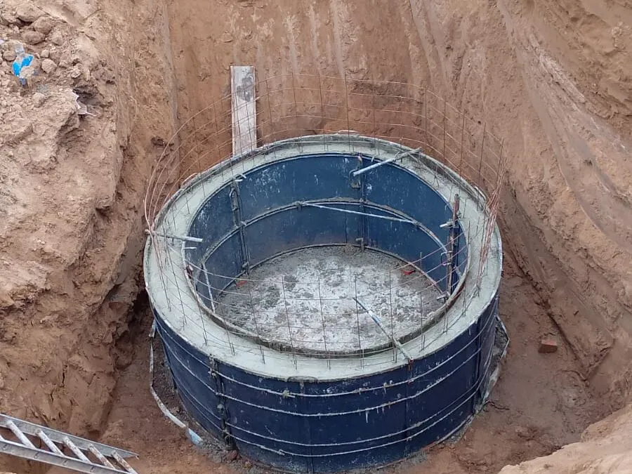 Avanza a buen ritmo con la construcción de una nueva sala de bombeo