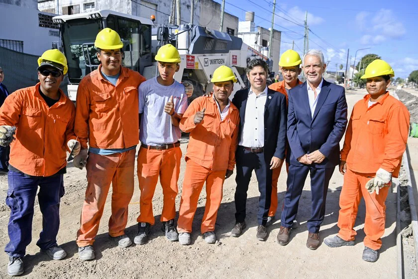 Kicillof y Alak inauguraron obras en Los Hornos
