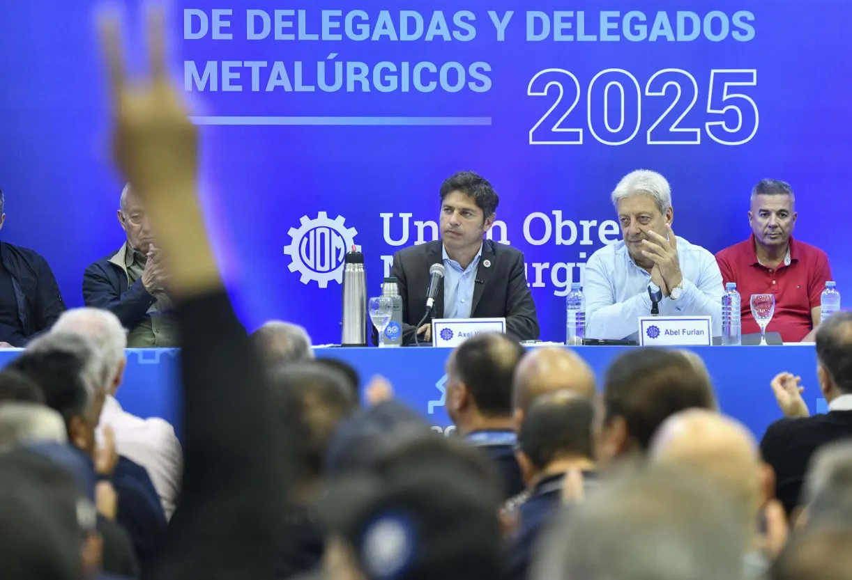 Kicillof en Congreso de la UOM