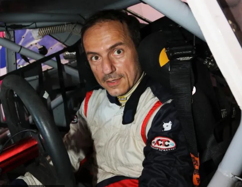 Sebastián Abella compitiendo en el TC