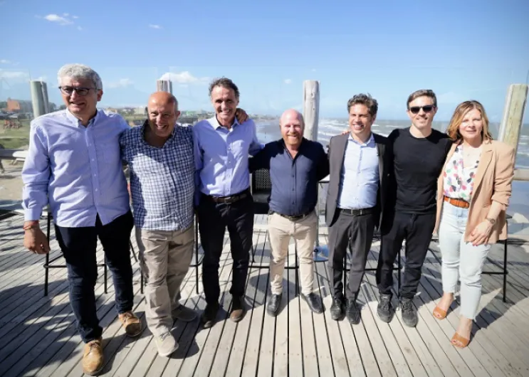 Kicillof en Mar Chiquita Kicillof en Mar Chiquita