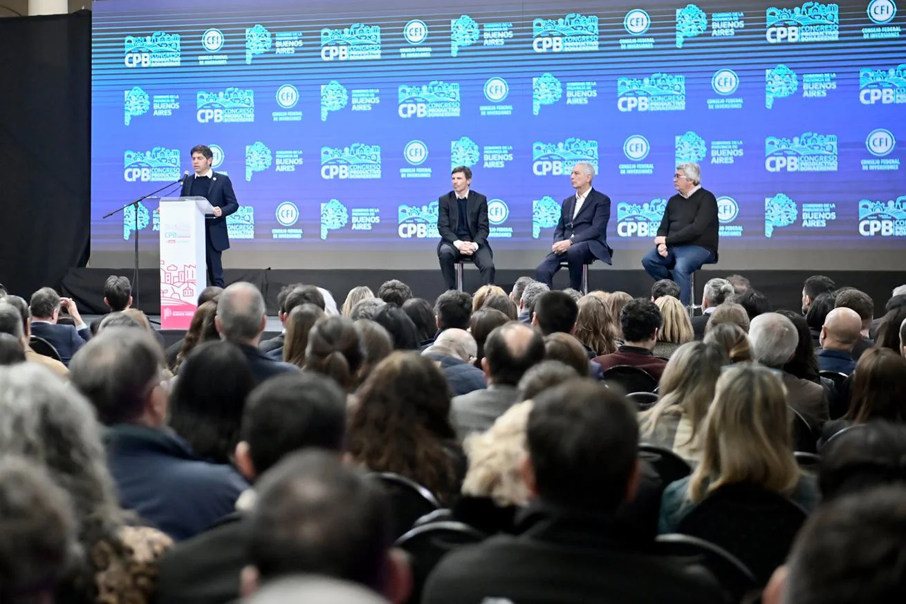 Kicillof inauguró el Congreso Productivo Bonaerense.