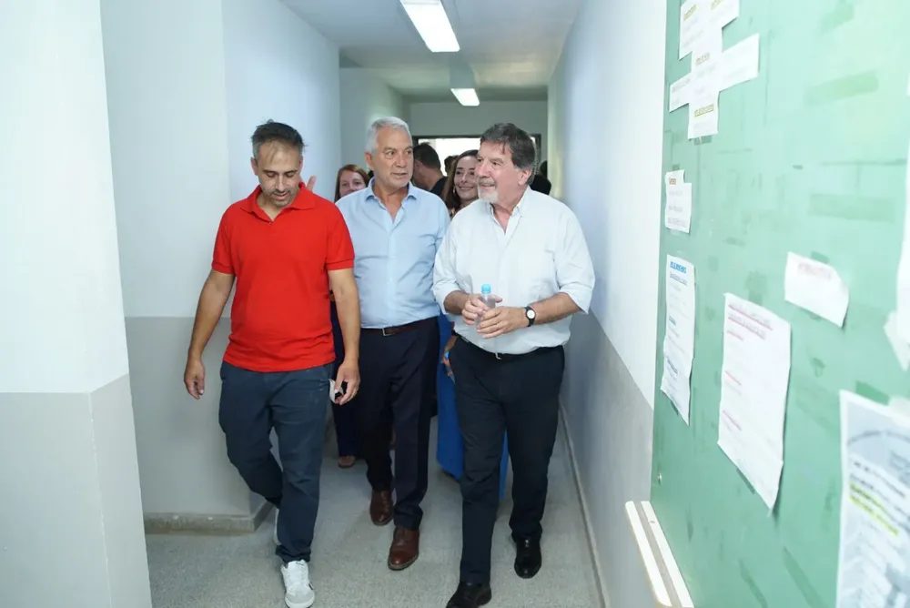Alak supervisó las obras en la Escuela Agraria Nº1 de Abasto
