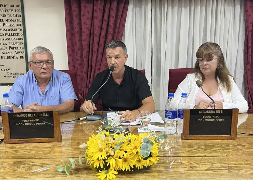 Sciaini inauguró las sesiones ordinarias 2025 de Roque Pérez.