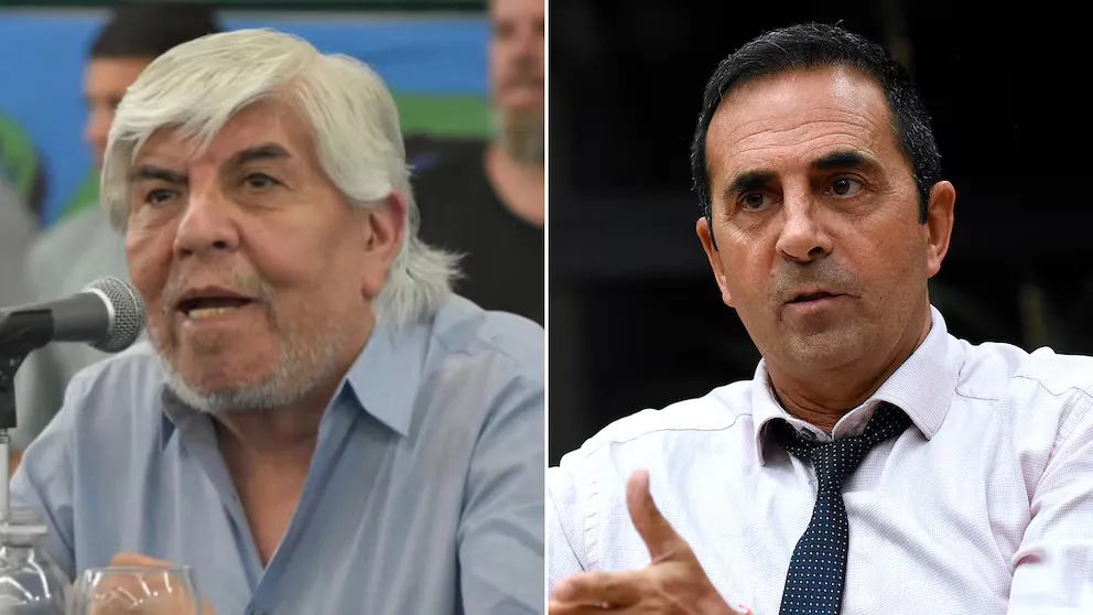 Hugo Moyano y Julio Cordero