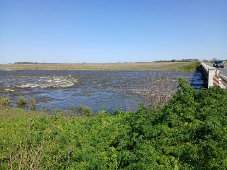Crecida del Salado: colapsó un puente y productores alertan a Nación por otro en riesgo