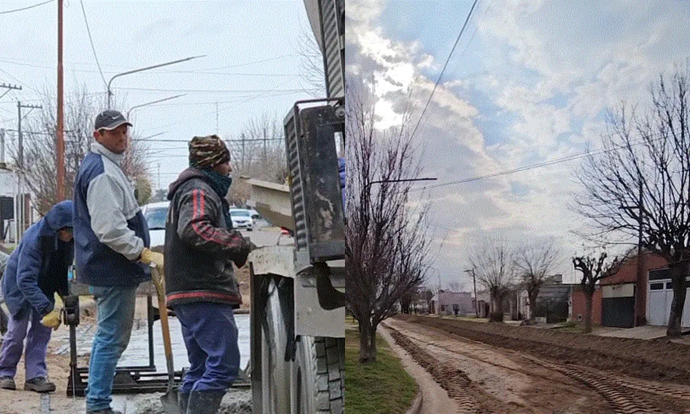 Siguen las obras en Daireaux.