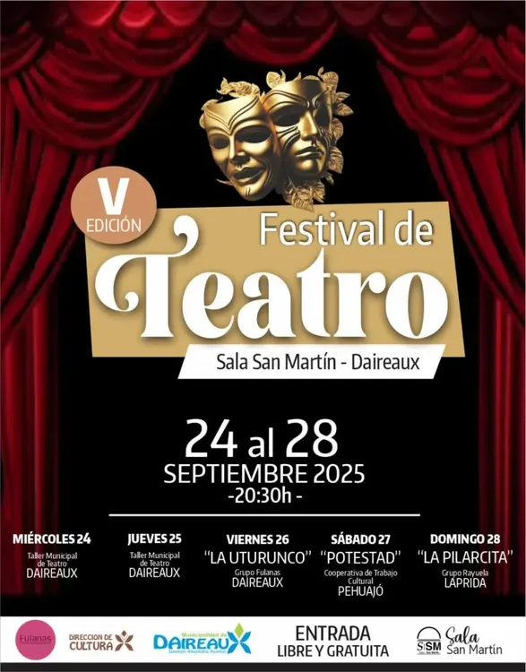 flyer teatro daireaux