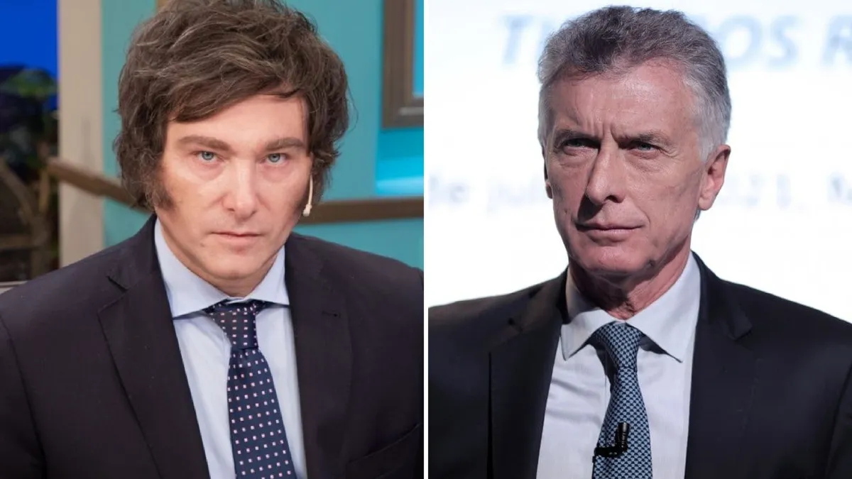 Javier Milei, presidente de la Nación, y Mauricio Macri, ex presidente
