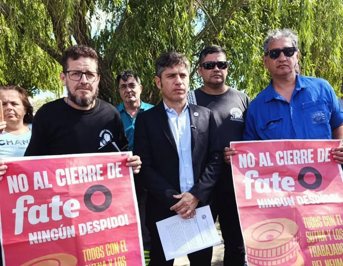 Kicillof recibió a los trabajadores de FATE