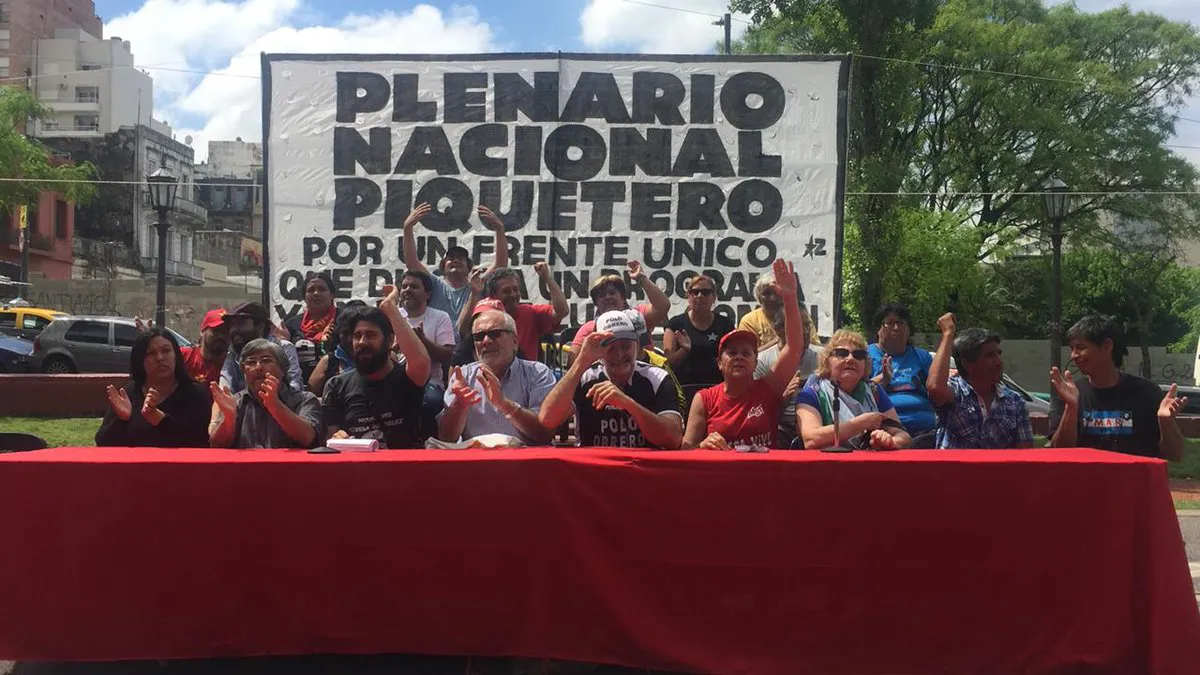 El Sindicalismo Combativo y el Frente Piquetero vuelven a marchar a Plaza de Mayo