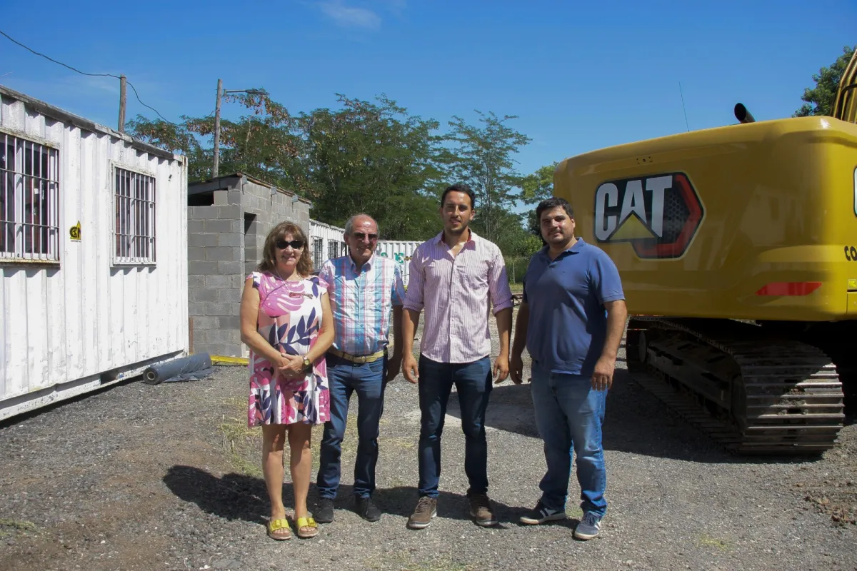 En Marcos Paz, reinicia la obra hídrica Rivadavia Sur.