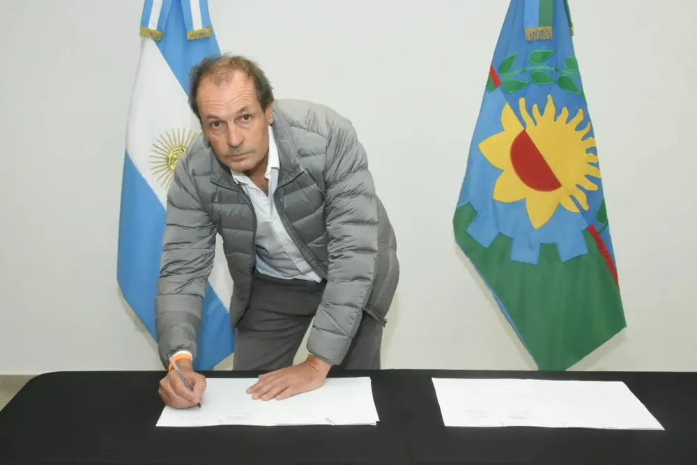 Daniel Stadnik, intendente de Carlos Casares