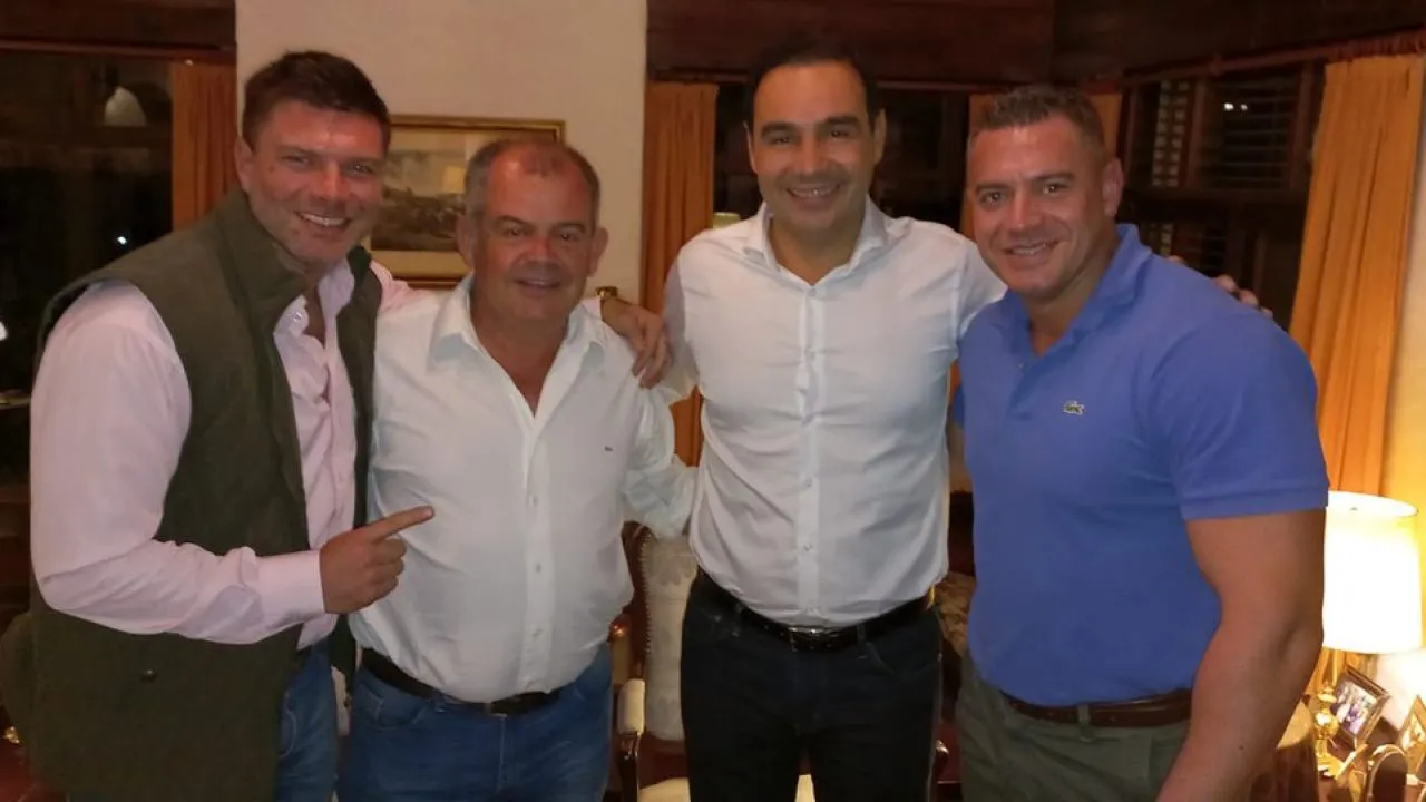 José Codazzi junto al gobernador Gustavo Valdés