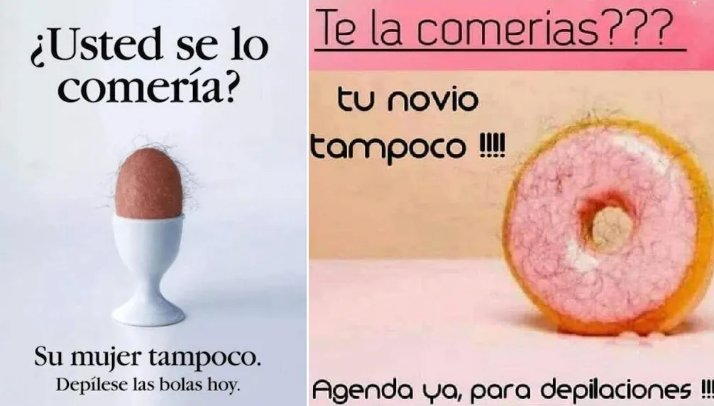 “¿Te la comerías?”: Estallaron las redes por una insólita publicidad de depilación definitiva