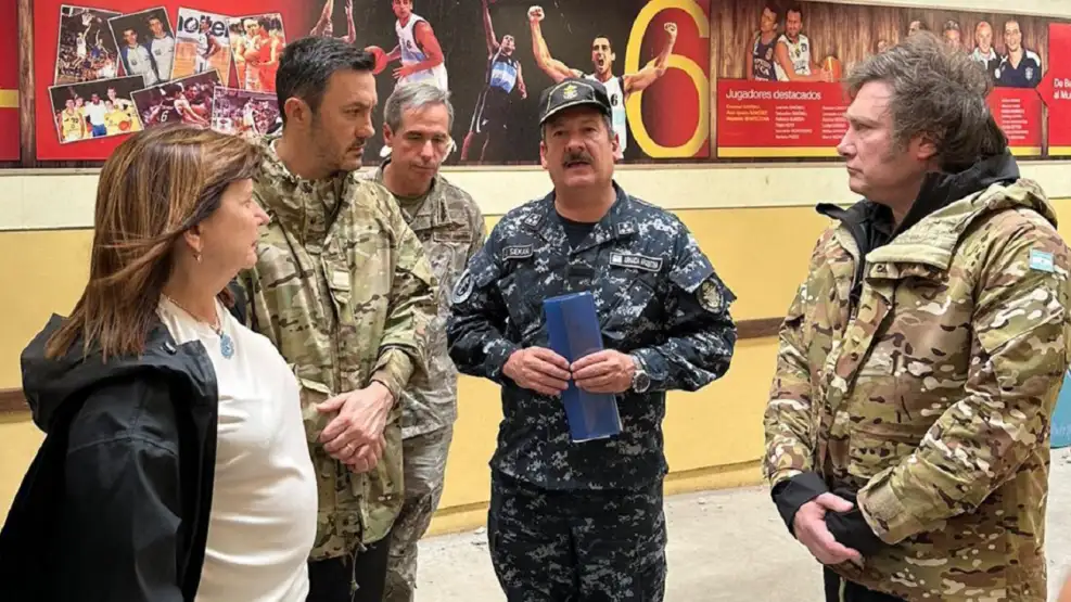 Javier Milei en Bahía Blanca