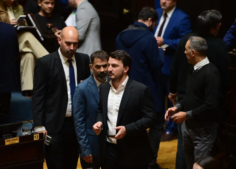 Juan Osaba y Agustín Romo, diputados de LLA.