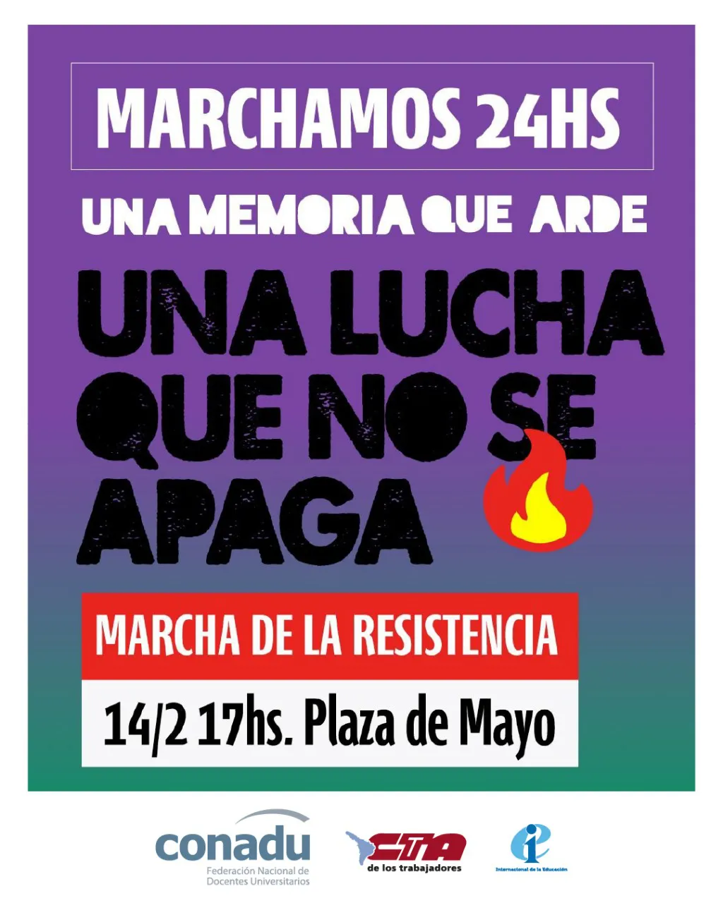La Marcha de la Resistencia vuelve a las calles: Un símbolo de lucha y memoria La Marcha de la Resistencia vuelve a las calles: Un símbolo de lucha y memoria
