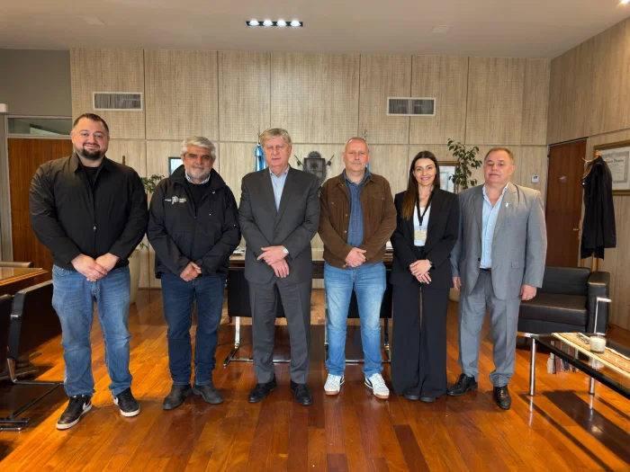 Walter Correa con el gobernador de La Pampa